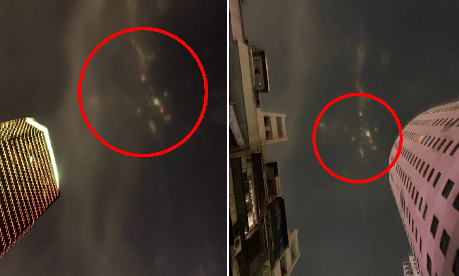 Mysterious lights in night sky stun residents of Shenzhen ...