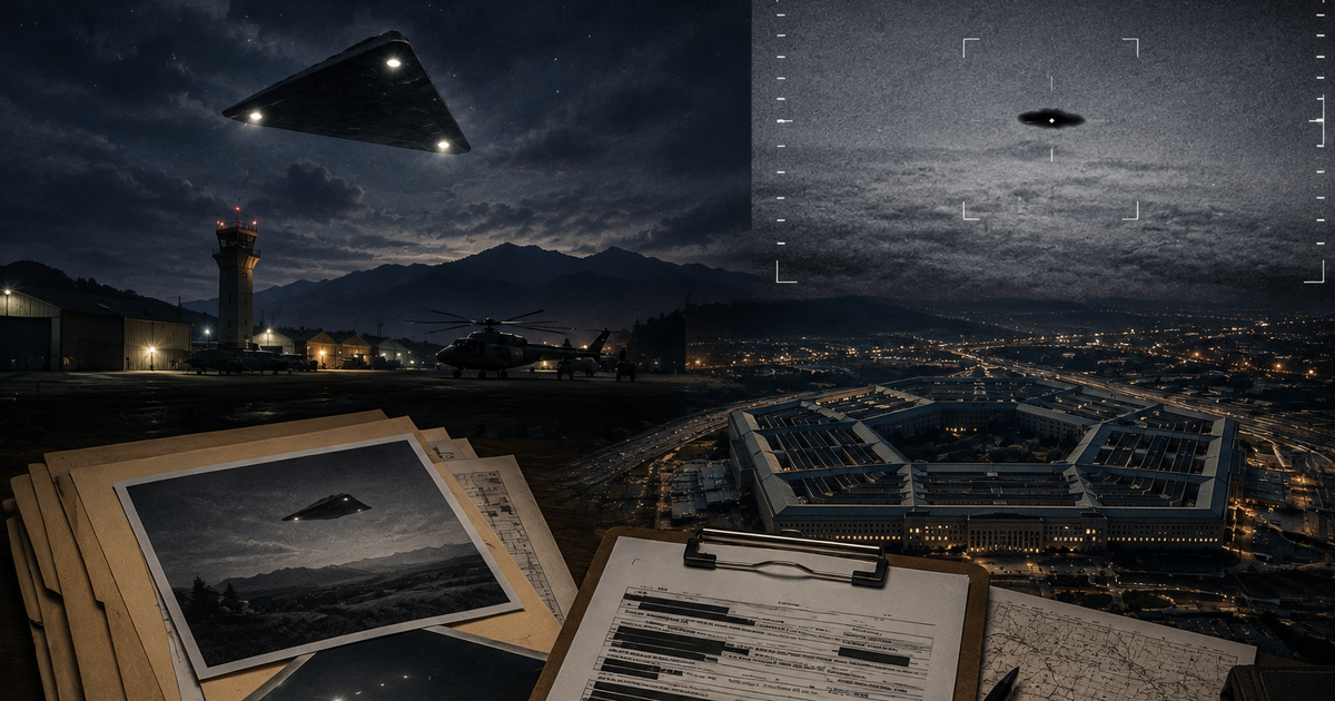 Mỹ công bố 41 hồ sơ UFO mới, có vật thể lạ trên bầu trời ...