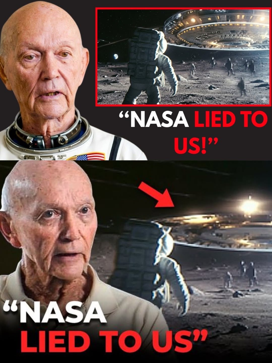 An aging space program veteran has come forward with a staggering declaration An aging space program veteran has come forward with a staggering declaration